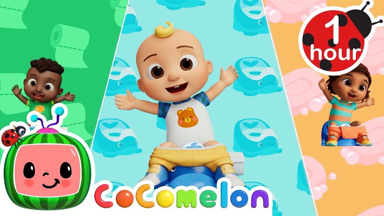 🕺JJ's Potty Party!🚽🎉| CoComelon | Songs and Nursery Rhymes for Kids ...