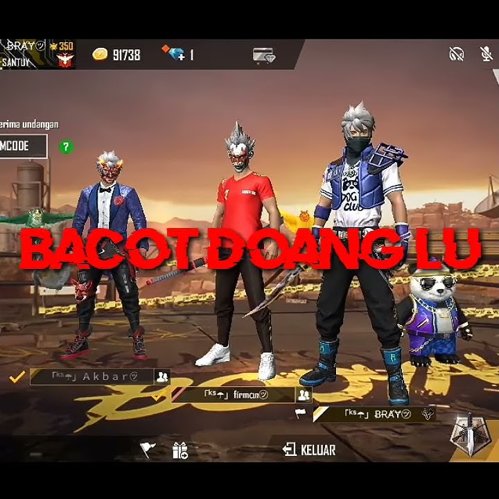 QUOTES FF KALAU PUNYA GUILD JANGAN SOK KERAS !!! GARENA FREE FIRE