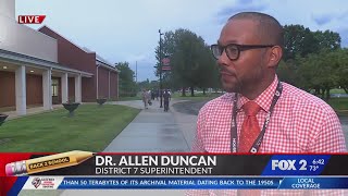 Edwardsville District 7 Superintendent talks first day of classes