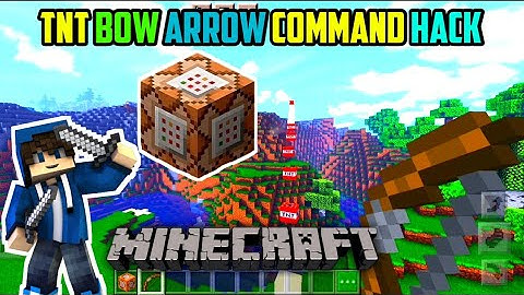 TNT BOW ARROW COMMAND MINECRAFT MOST VIRAL TIK TOK HACK | #Shorts