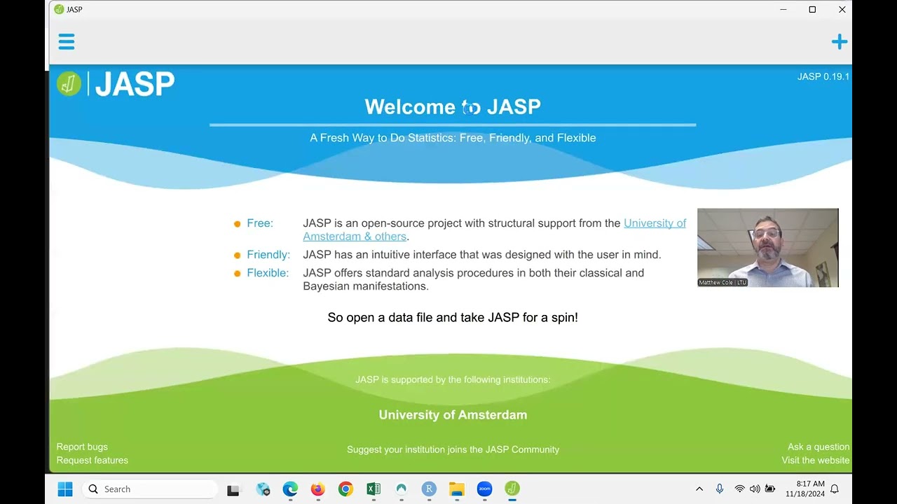 MBA6103, JASP, Logistic Regression