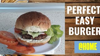 HOW TO MAKE THE PERFECT BURGER AT HOME // BURGER PATTY RECIPE // BEEF BURGER