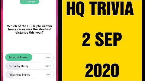 HQ TRIVIA BOT ANSWER | 2nd Sep 2020