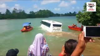 Bas 'Dua Alam' Terengganu Mula Diuji di Sungai Terengganu - Bas Amfibia - Amphicoach