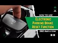 How to Use Electronic Parking Brake Reset Function on SDS | 2021 Audi e-tron