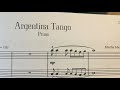 Argentina Tango Piano Duet by Mier