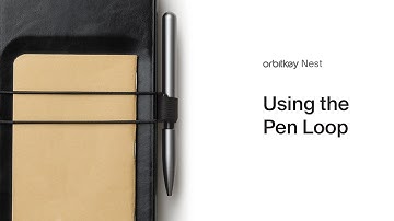 Orbitkey Nest – Using the Pen Loop