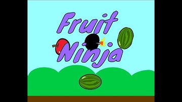 Scratch 3 - Fruit Ninja-zelfstudie (Scratch 2019)