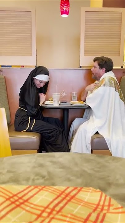 This priest and nun caught being affectionate! #shorts