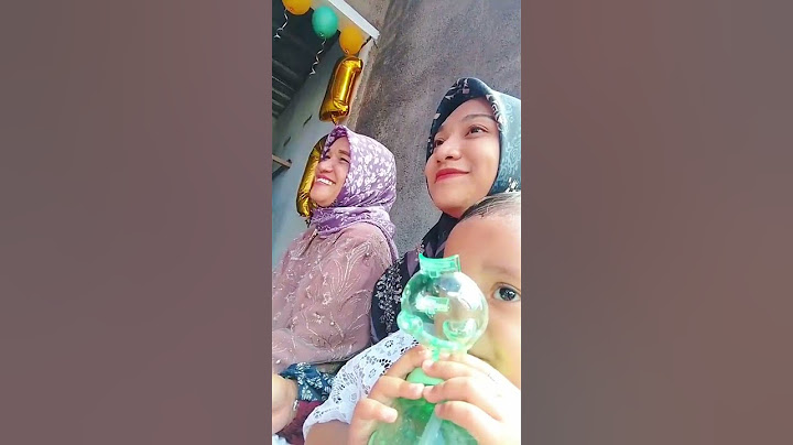 kompak bertiga berangkat ke acara ulang tahun neng putri diundang #sorotan