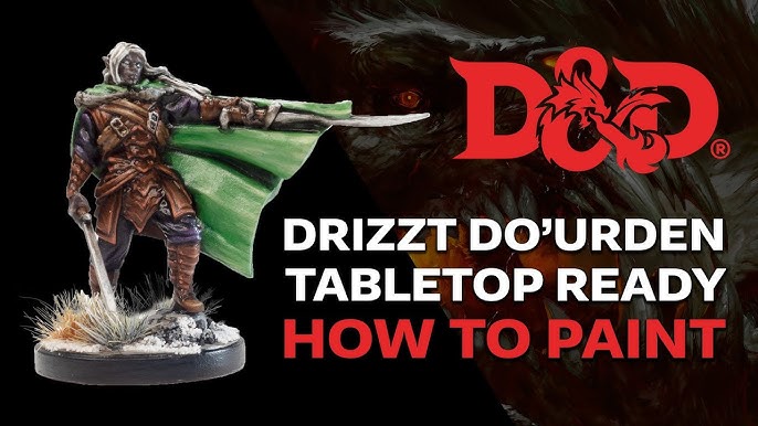 How-To  Paint D&D Drizzt Do'Urden - Masterclass 