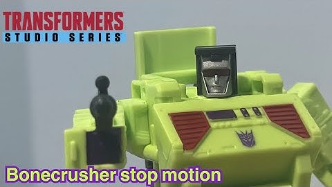Transformers Studio Series 86 Bonecrusher | Stop motion
