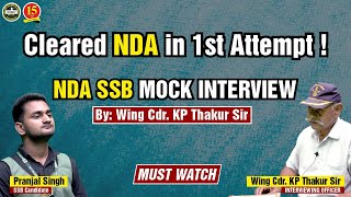 Cleared Nda In 1St Attempt Ssb Mock Interview Best Ssb Interview Ssb Coaching In Allahabad