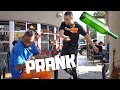 Breakaway Bottles Prank!!!!! (GONE WRONG!!!)