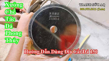 Đĩa Cắt Đá Quý - Đá Phong Thủy