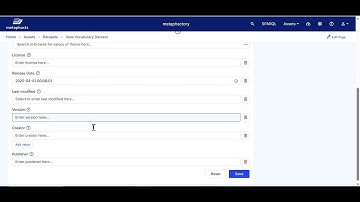 Chapter 4: Data Cataloging | Semantic Knowledge Modeling tutorial | metaphactory