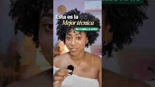 Esta es la mejor técnica para rizos en cabello afro #shinglingmethode #rizadas #cabelloafro