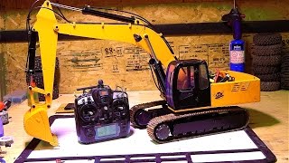RC ADVENTURES - 1/12th Scale 4200xl Excavator - Hydraulic Pump ESC Upgrade - Radio Controlled