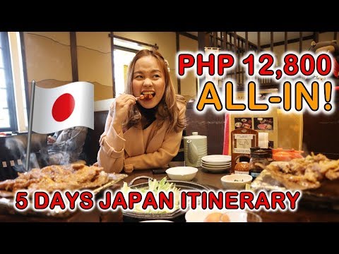 PHP12,800 ALL-IN 5 DAYS JAPAN ITINERARY | Hazel Quing