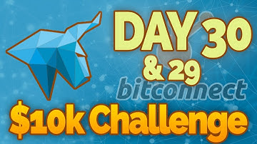 Day 29-30:$10k Bitconnect Challenge! HitBtc