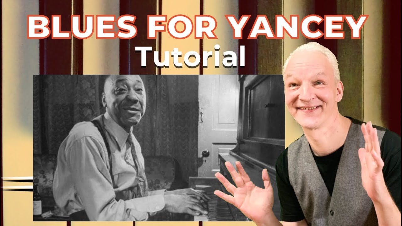 Blues For Yancey, easy blues piano piece ( with sheet music)