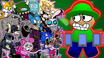 FNF VS Golden Apple Edition 1.2 - AppleCore But Different Characters Sing It 🎵 (Everyone Sings )