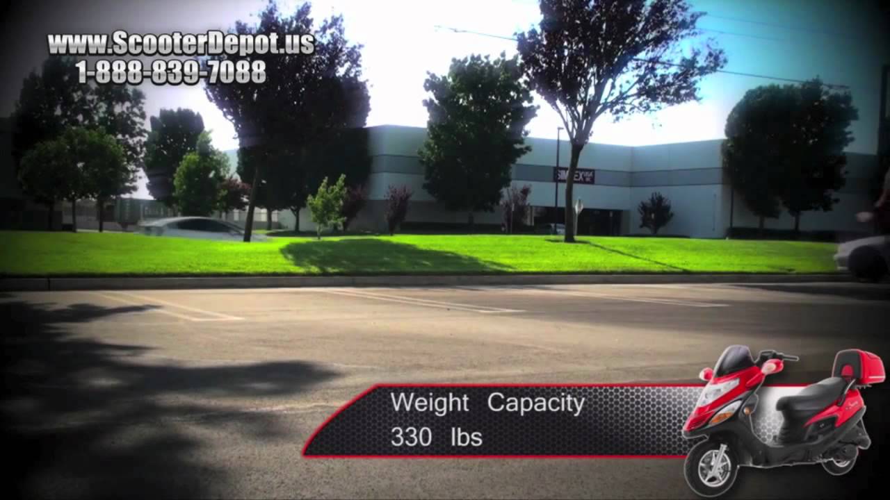 MC_D150C, Sunny Touring 150cc Foot Brake Gas Scooter at Scooterdepot.us