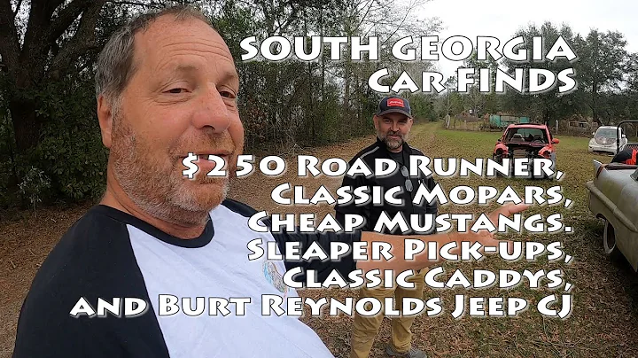EP608 $250 1968 Road Runner, Burt Reynolds Jeep CJ...
