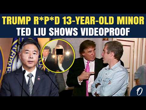 “Ample Evidence In Epstein Files”: Ted Lieu REVEALS Trump R*P*D 13-Year-Old Minors On Videotape