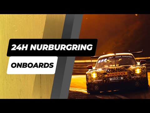 Onboards: 24h Nurburgring at night in a Porsche 911 GT3R