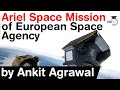 ARIEL Space Mission of European Space Agency - Know facts about ESA’s exoplanet mission Ariel #UPSC