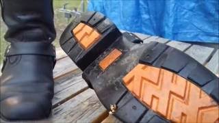 Обзор и отзыв на мото ботинки Xelement Motorcycle Short Harness Boot with Lug Sole - Видео от Михаил Ченчик