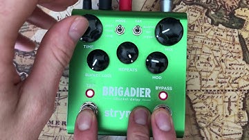 Strymon Brigadier dBucket Delay STEREO Demo