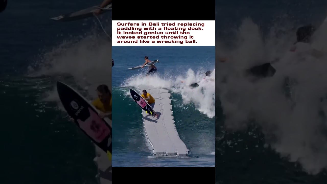 Surfing a Floating Dock