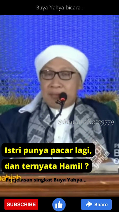ISTRI SELINGKUH BERZINA DENGAN LAKI LAKI LAIN SAMPAI HAMIL -- Buya Yahya