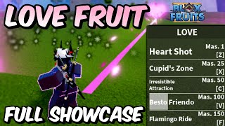 NEW Love Fruit Rework FULL SHOWCASE! | Blox Fruits Love Fruit Full Showcase & Review screenshot 1