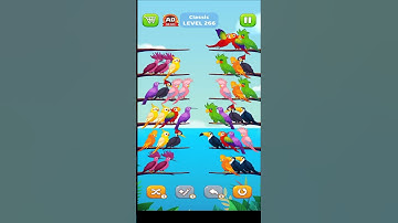 Bird Sort Puzzle l Classic Level 266 l Bird Sort Color Puzzle l Bird Sort Puzzle Challenge #gameplay