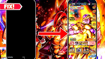 How To Fix Black Screen Downloading ERROR In Dragon Ball Legends 2024!