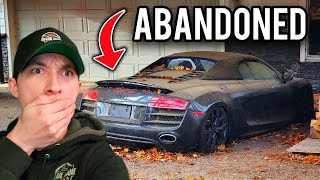 I Found an Abandoned Audi R8 & Detailed It with WD Detailing