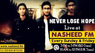 NEVER LOSE HOPE Live at Nasheed fm (Trailer) - Bangla
