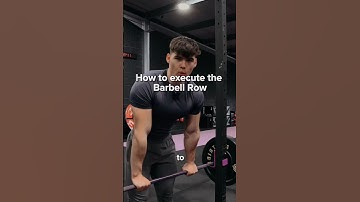 HOW TO Barbell Row! #shorts #bodybuildinggym #pullday #backday
