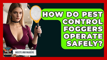 How Do Pest Control Foggers Operate Safely? - Insects and Invaders