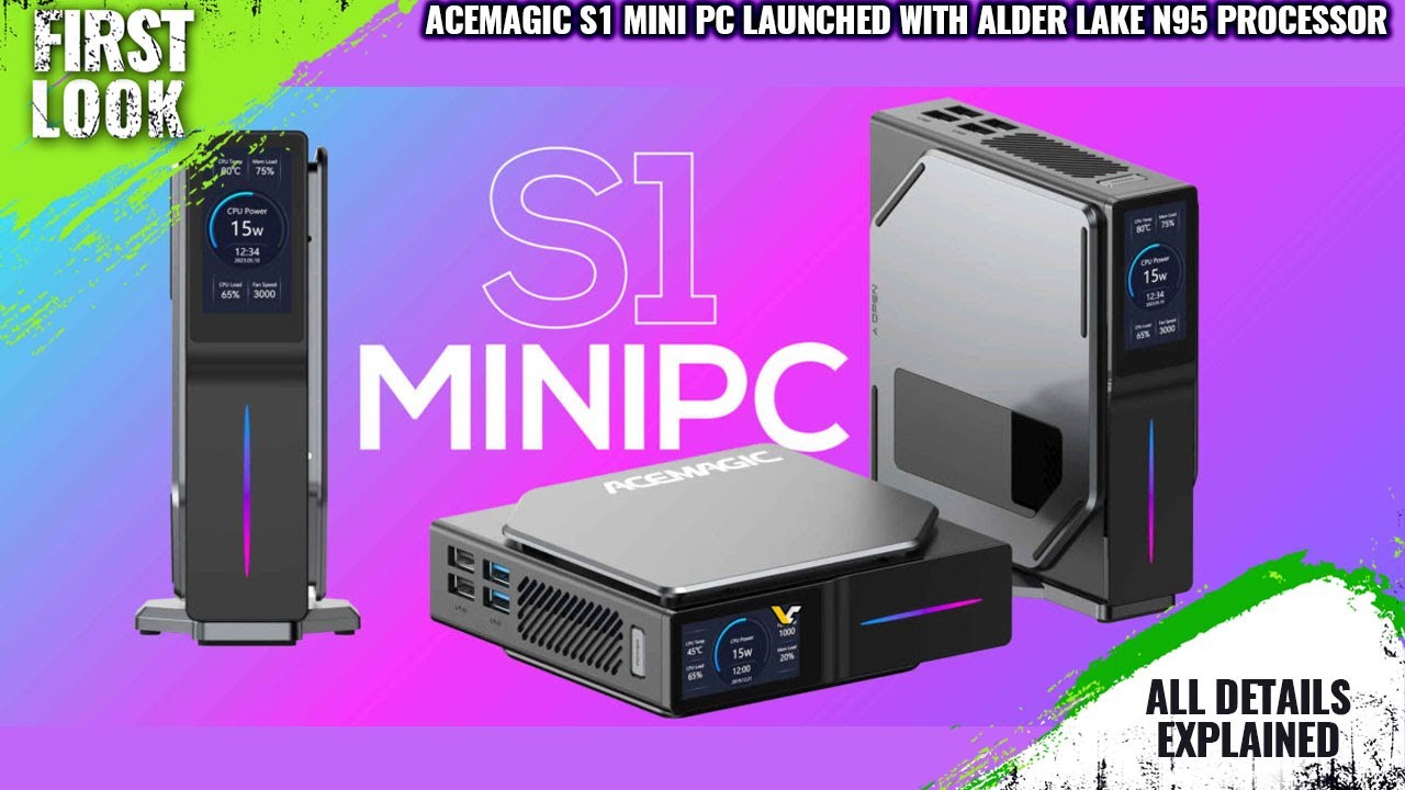 DUAL m.2 on a Mini PC?? - ACEMAGIC S1 Mini PC ( Review + emulation