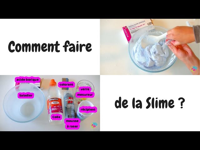 VLOG 3 Comment faire de la slime fluffy? 