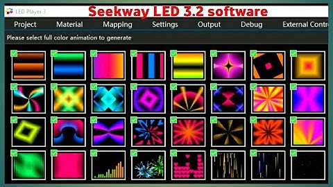 Seekway LED 3.2 | how to use seekway LED player software