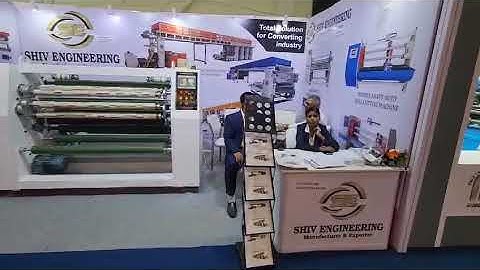 High speed bopp tape slitting machine #machine #packaging #bopptape #shivengineering