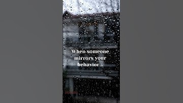 The Power of Mirroring: Understanding Behavioral Synchronization in Psychology #psychologyfact