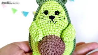 Амигуруми: схема Авокотик. Игрушки вязаные крючком - Free crochet patterns.