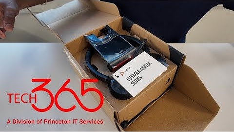 Unboxing Poly Voyager 4300 UC Series