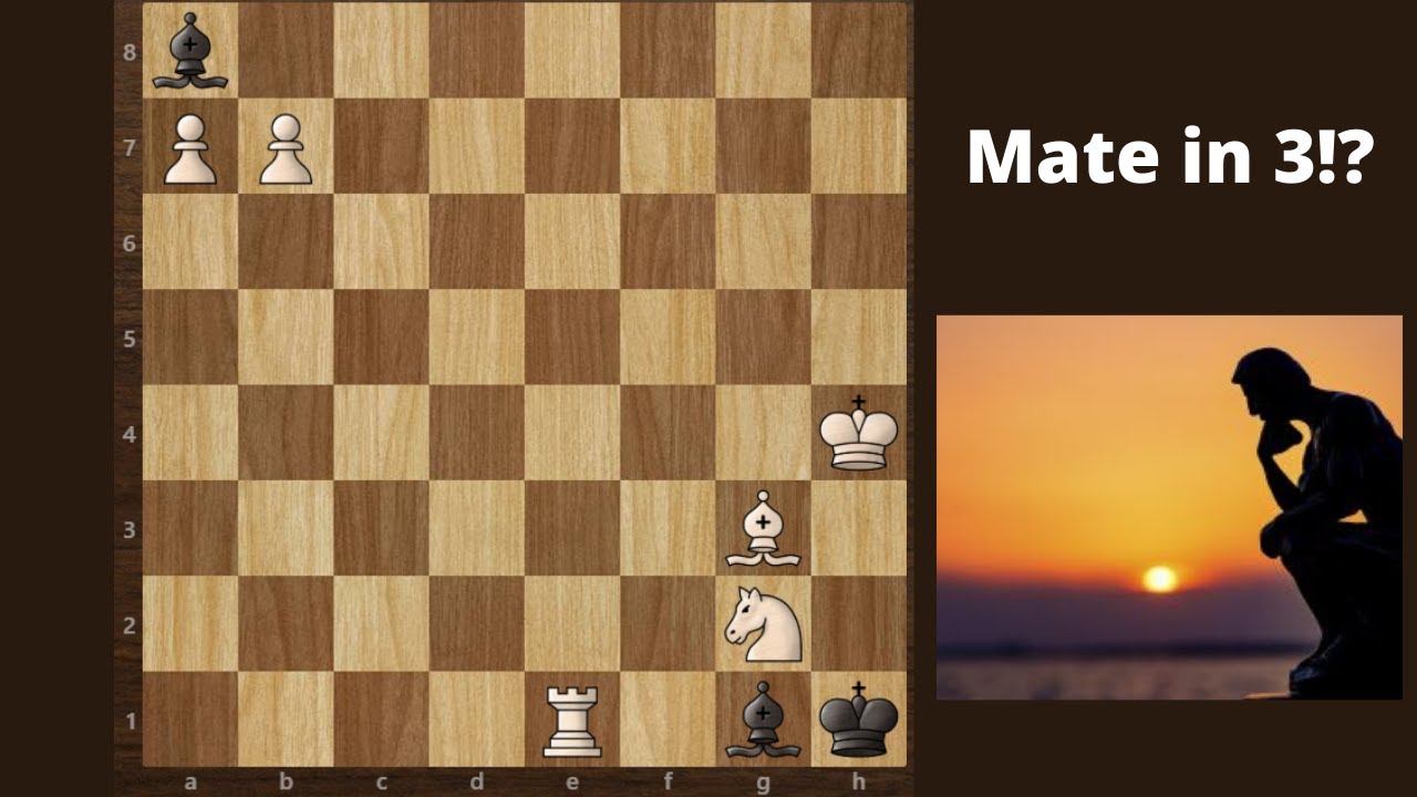 Chess puzzle #1: Can you find the mate in 3?